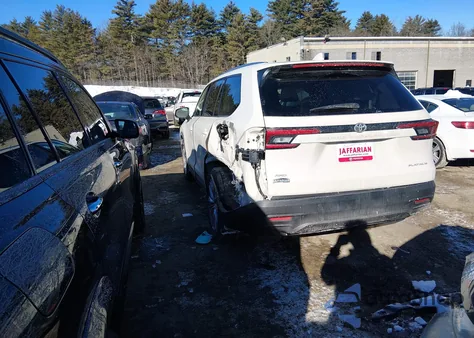 2024 Toyota Grand Highlander Platinum z USA, uszkodzony, nr VIN 5TDAAAB57RS053479